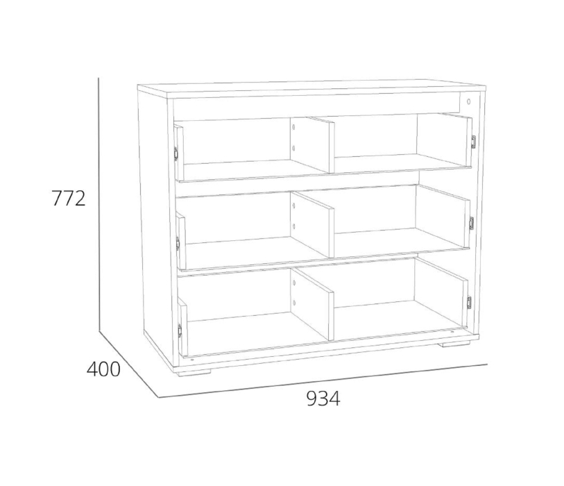 Комоды, Комод Элиот НМ 041.67