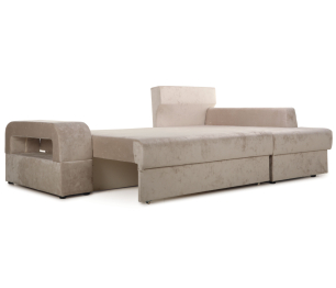 Угловой диван Марго 1 правый, велюр