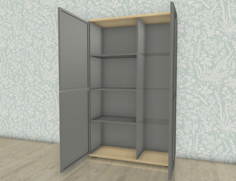 Шкафы двухстворчатые, Модульная система Карина Шкаф ШК-1082