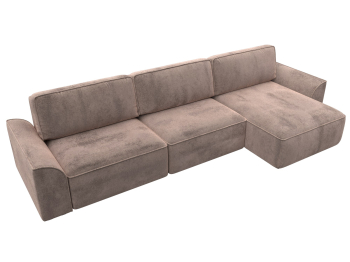 Диван угловой Лига-048 НПБ лонг, велюр TOWER