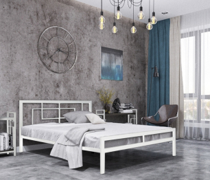 Кровать в стиле лофт Кантерано low 1.2