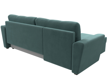 Угловой диван Амстердам Лайт левый угол, велюр