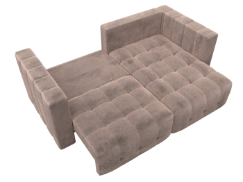 Диван угловой Лига-052 НПБ угол универсальный, велюр TOWER