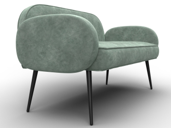 Диван прямой Лига-086, велюр BRUT