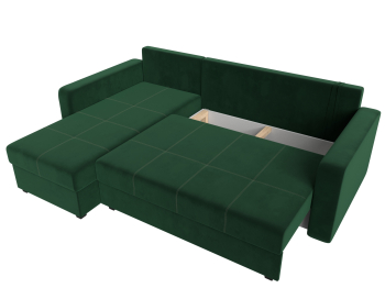 Угловой диван Ливерпуль Лайт левый угол, велюр