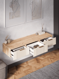 ТВ тумба подвесная Ингрия Luxe 3