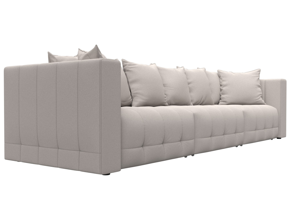 Дизайнерские диваны для гостиной, Диван прямой Лига-052 НПБ Лонг, замша JOLY