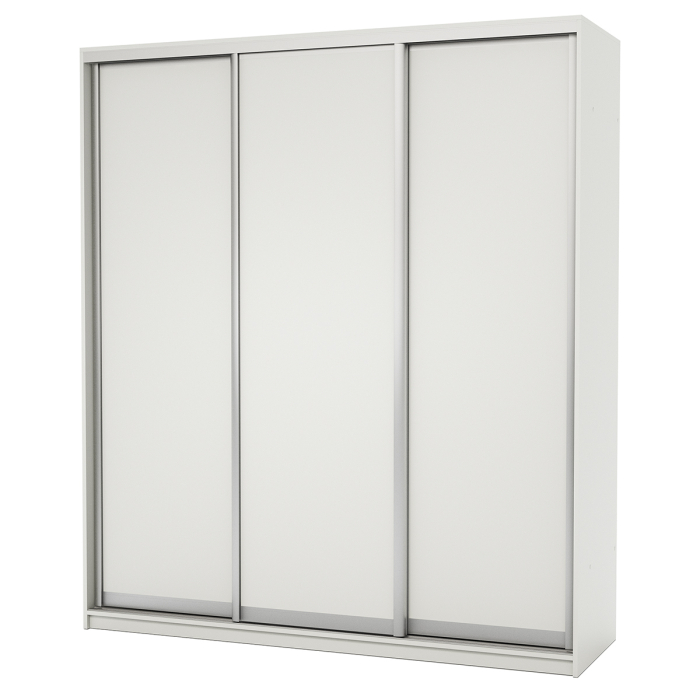 Шкафы-купе, Шкаф-купе 3-х дв. Премиум с полками и со штангами 180х60х220