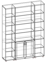 Кабинет-библиотека  ПРЕМЬЕР-4