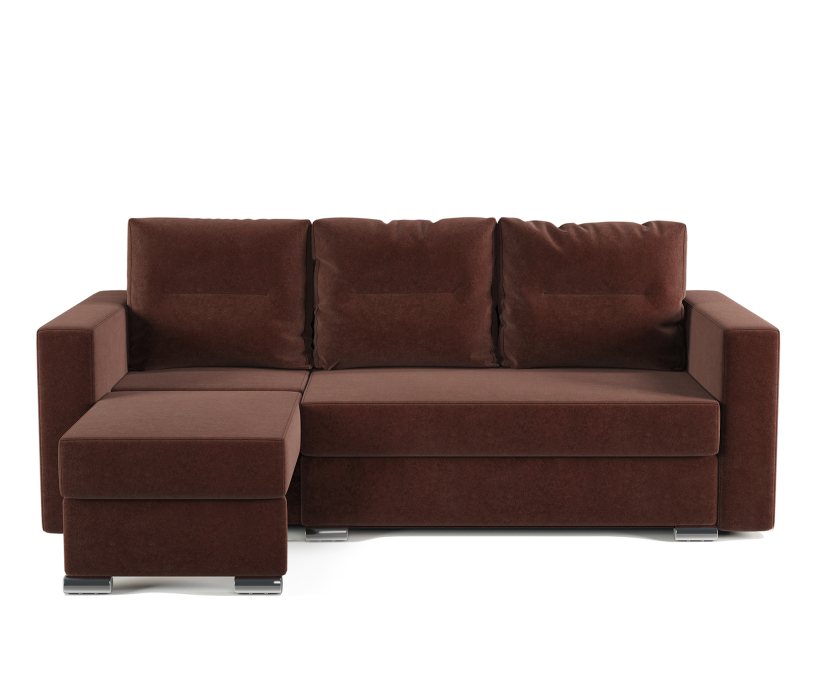 Диваны угловые в гостиную, Угловой диван трансформер Рио левый