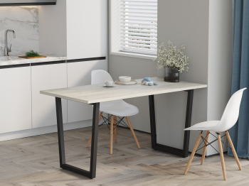 Стол обеденный Айсберг Лофт 08 Черный