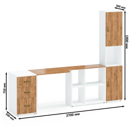 Лидер-8 мебель для домашнего офиса.