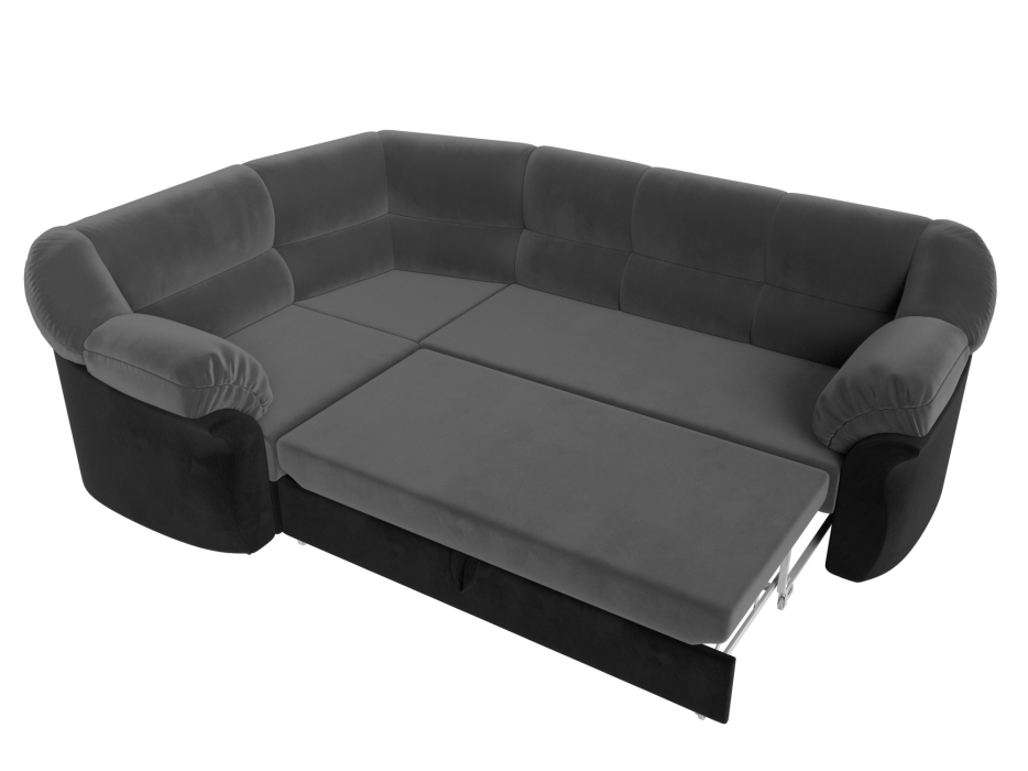 Диваны угловые в гостиную, Диван угловой Карнелла левый угол, велюр