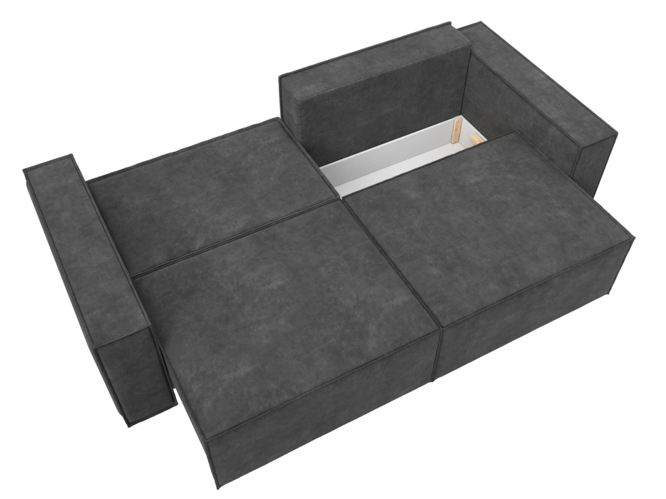 Диваны кровати со спальным местом, Диван прямой Куба, велюр BRUT