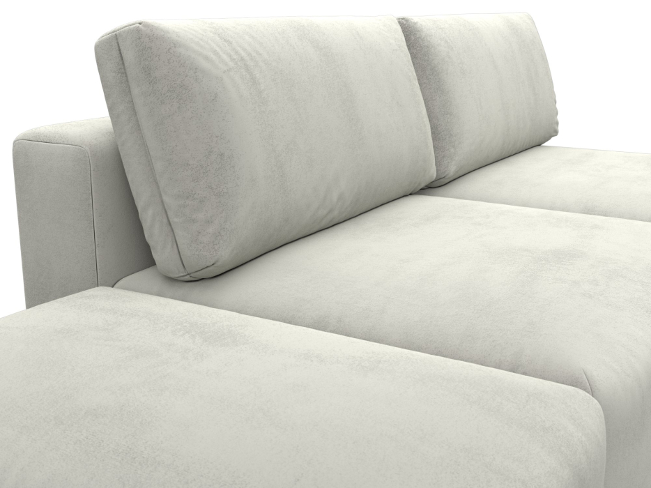 Диваны еврокнижки, Диван прямой модульный с пуфом Лига-060 НПБ, велюр TOWER