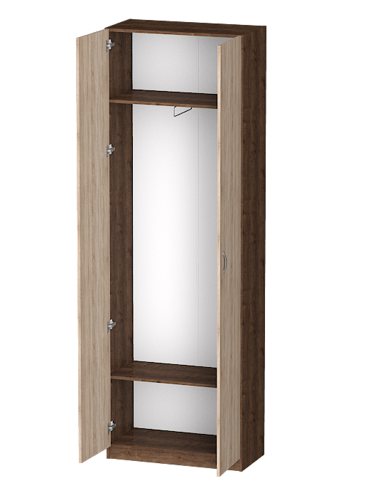 Для одежды, Распашной шкаф Лайф для одежды 80*40*240 Дуб экспрессив