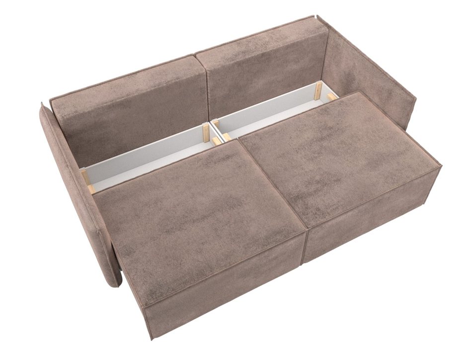 Диваны еврокнижки, Диван прямой Либерти, велюр TOWER