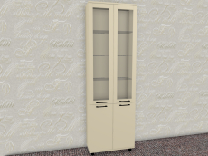 Шкафы двухстворчатые, Модульная система Грейс Шкаф ШК-5036  Серый Кашемир