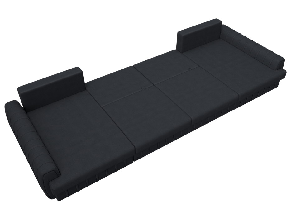 Диваны угловые в гостиную, Диван П-образный Лига-057 НПБ Лонг, замша JOLY