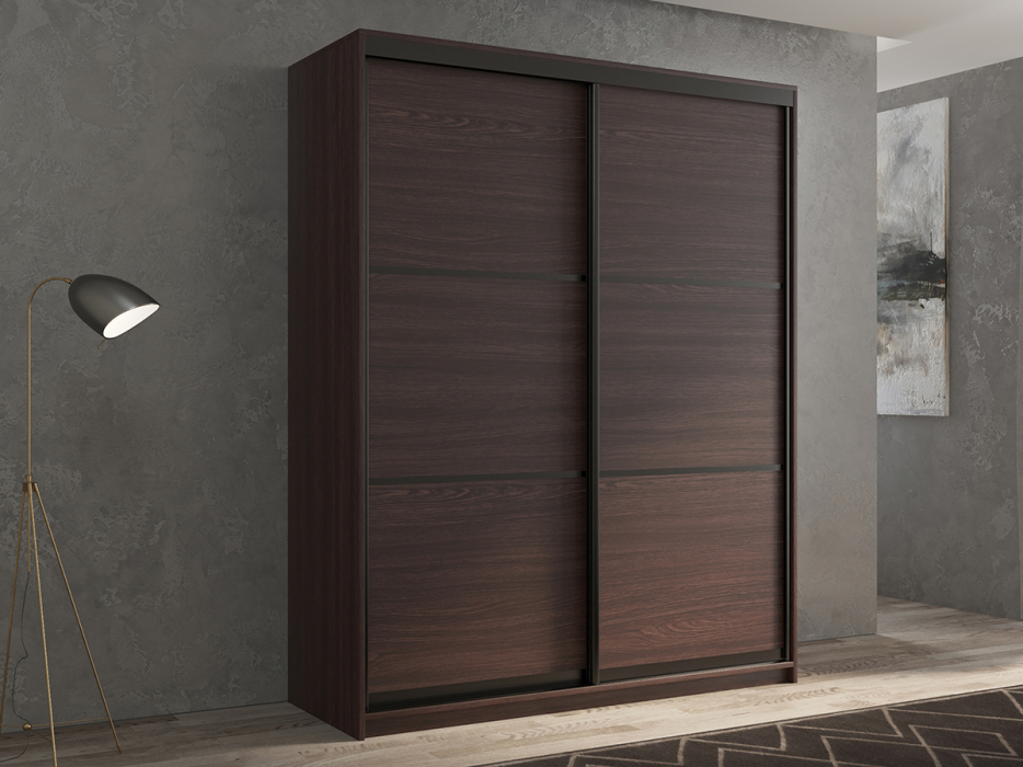 Шкафы-купе 2-х дверные, Шкаф-купе 2х дверный Кааппи 4 140х60