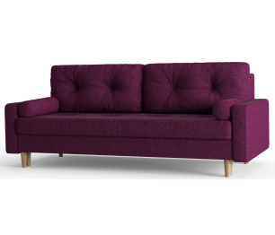 Диван-кровать Belfast, независимый пружинный блок, рогожка