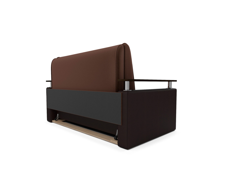 Диваны кровати со спальным местом, Диван прямой аккордеон Шарк 120 см (Рогожка + экокожа)