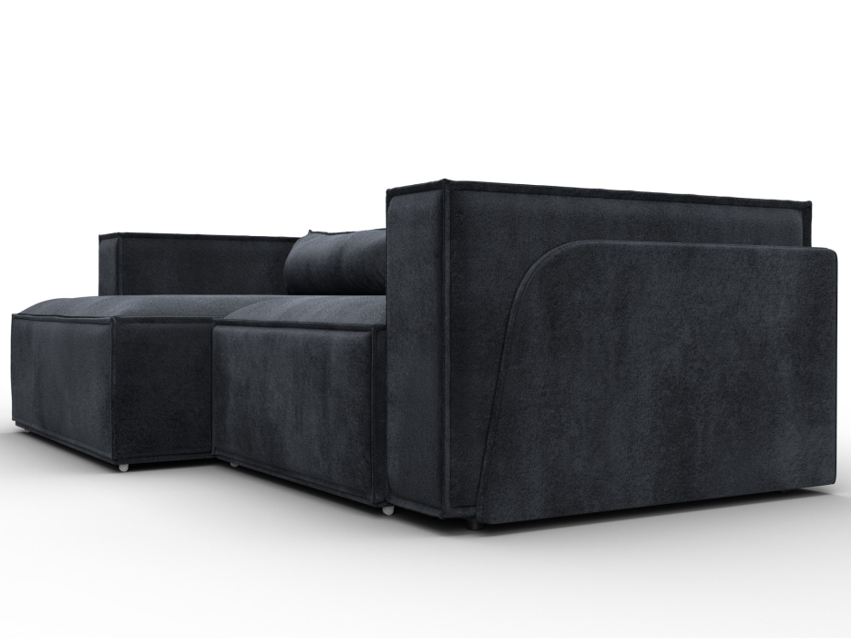 Диваны угловые в гостиную, Диван угловой Лига-061 угол левый, велюр TOWER