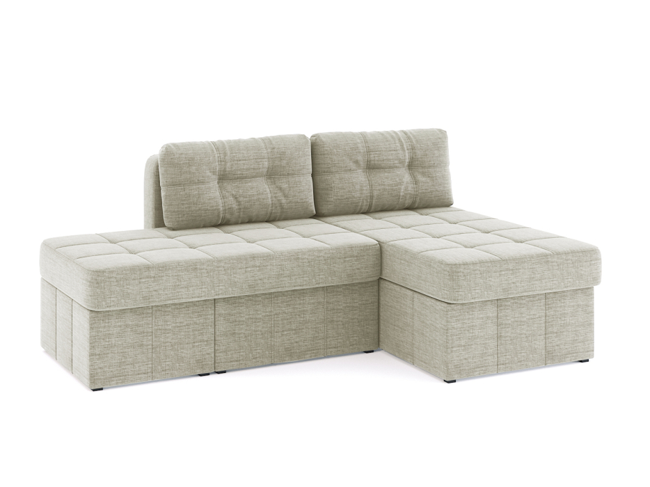 Диваны угловые в гостиную, Диван-кровать угловой Оливер Люкс еврокнижка-трансформер, рогожка