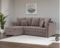 Диваны угловые в гостиную, Диван угловой Берлин (Велюр)