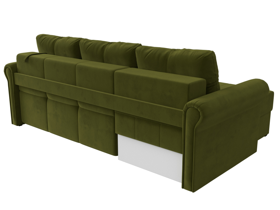 Диваны угловые в гостиную, Угловой диван Леон левый угол, микровельвет