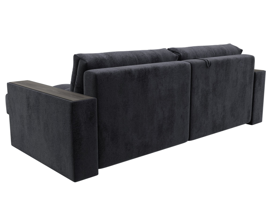 Диваны угловые в гостиную, Диван угловой с декором Лига-049 НПБ, велюр TOWER