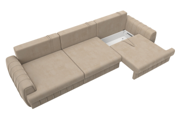 Диван прямой Лига-057 НПБ Лонг, велюр SEVEN