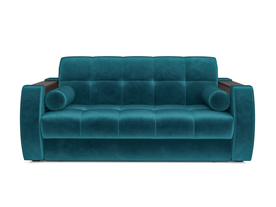 Диваны с ящиком для белья, Диван аккордеон Барон №3 НПБ 155х200 Бархат