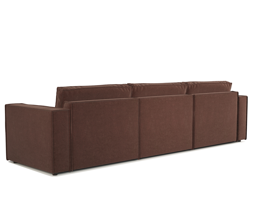 Диваны кровати со спальным местом, Диван модульный Шарм 25 327х95х70 см, велюр