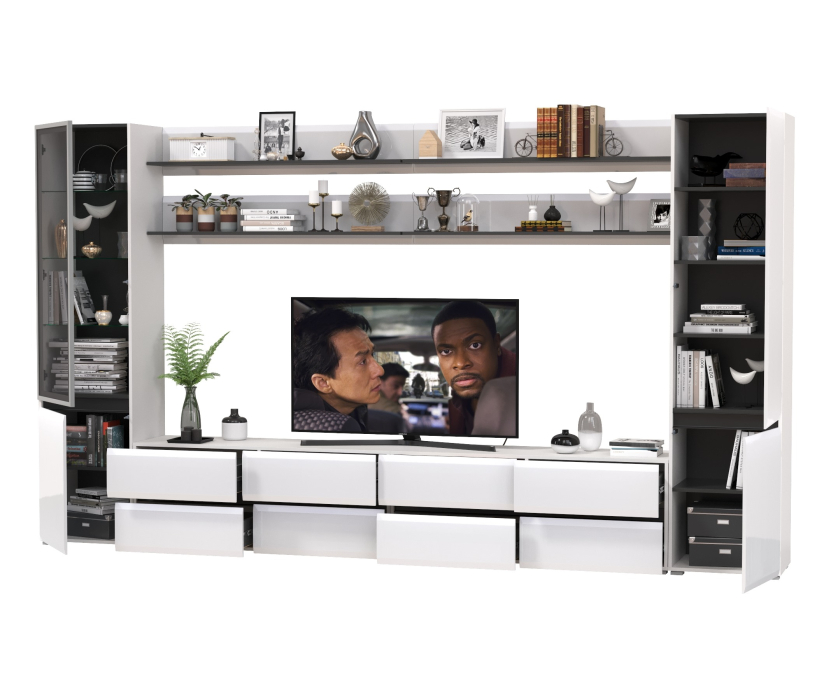 Стенки для гостиной, Сидней мебель в гостиную корпусная № 123