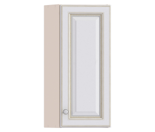 Регина РПТУ-30 Полка торцевая Песочный/Белое золото