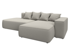 Диваны угловые в гостиную, Диван угловой Лига-065 угол правый, рогожка Амур