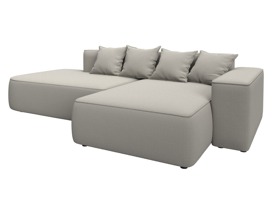 Диваны угловые в гостиную, Диван угловой Лига-065 угол правый, рогожка Амур