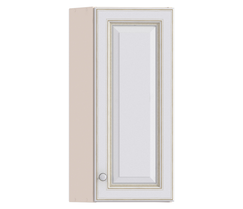 , Регина РПТУ-30 Полка торцевая Песочный/Белое золото