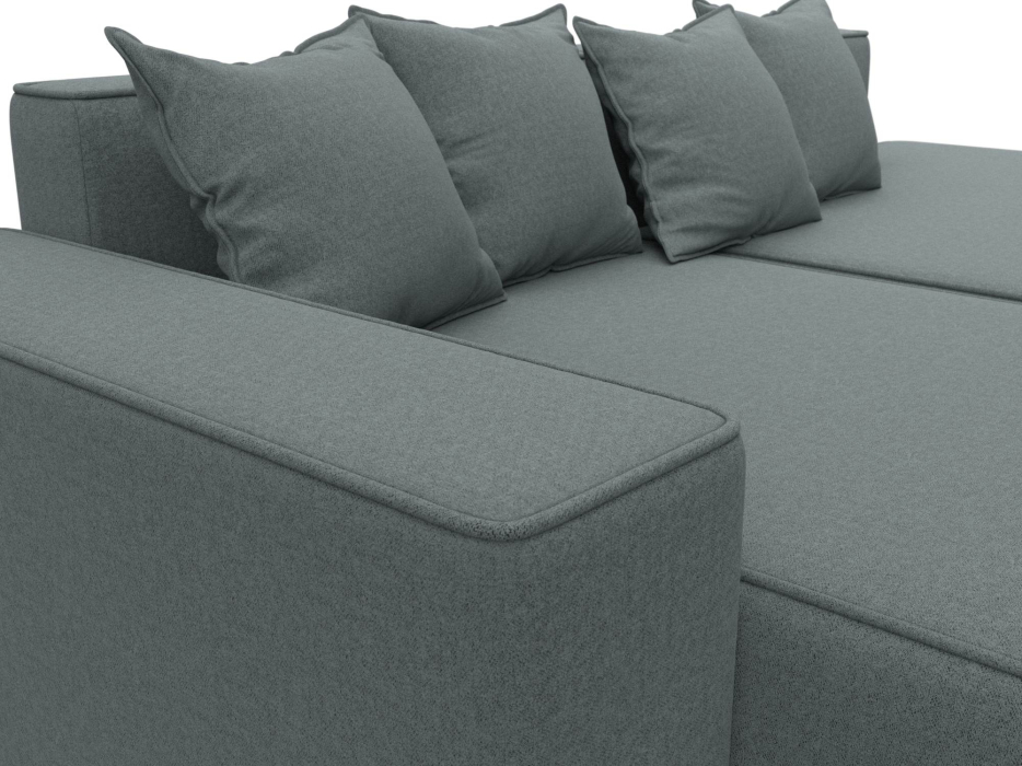 Диваны угловые в гостиную, Диван угловой Лига-079 угол левый, рогожка Амур