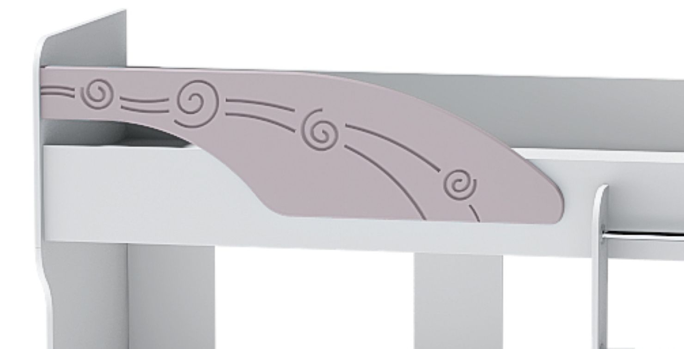 Детские кровати, Кровать 5 МДФ Бриз Волна