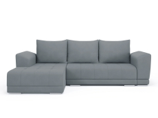 Диваны угловые в гостиную, Диван-кровать угловой Рентон еврокнижка, велюр