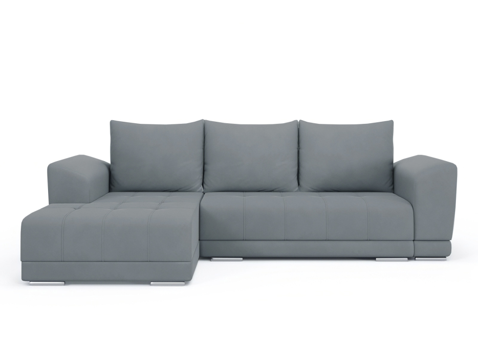 Диваны угловые в гостиную, Диван-кровать угловой Рентон еврокнижка, велюр