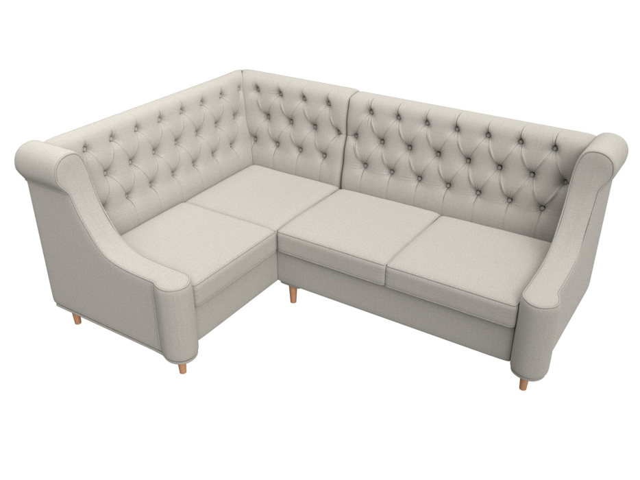 Диваны угловые кухонные, Диван кухонный угловой Бронкс левый угол, рогожка Амур