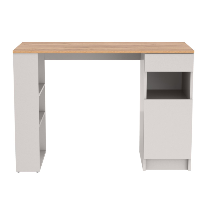 Прямые, Стол письменный Прайм 89.10 (с тумбой и полками)
