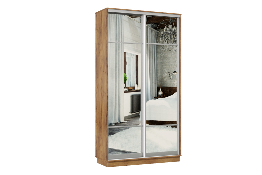 Шкафы-купе, Шкаф-купе Премьер Лайт 02 (11;11) двухдверный