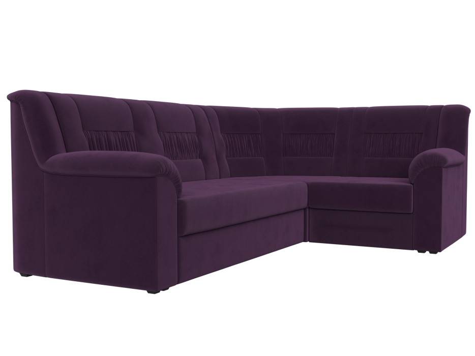 Диваны угловые в гостиную, Угловой диван Карелия правый, велюр