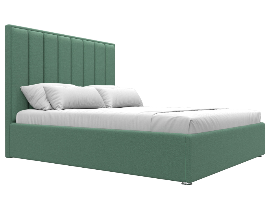 Мягкая кровать, Кровать интерьерная Афродита 160, рогожка Амур