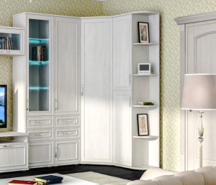 Шкаф торцевой Флоренция СБ-2392