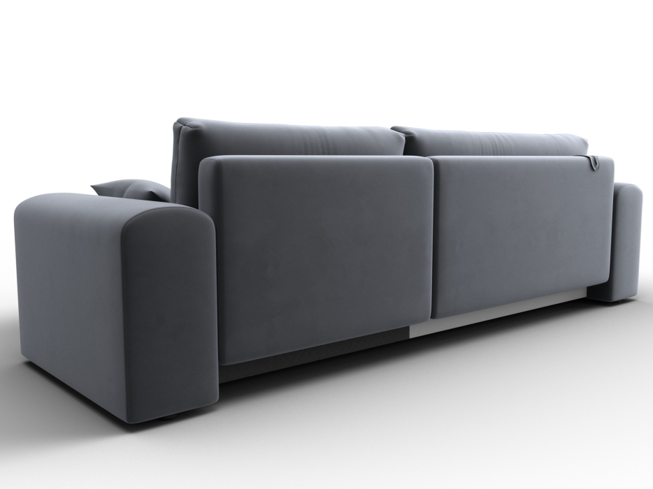 Диваны угловые в гостиную, Диван угловой Лига-099 угол универсальный, велюр SEVEN